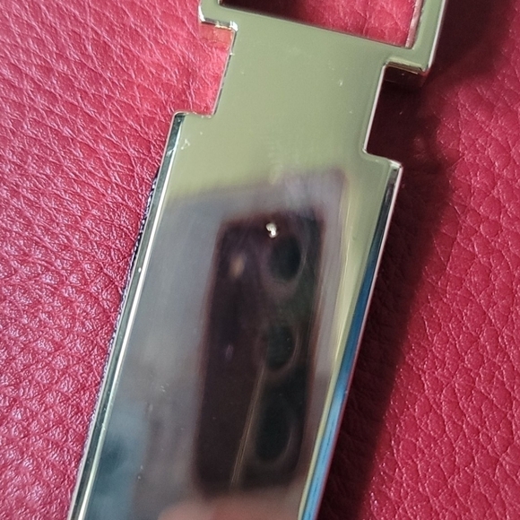 Kate Landry red & plum crossbody with gold chain NWT - Picture 13 of 14